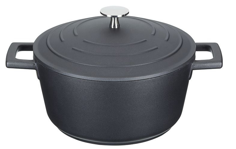 masterclass_braadpan_25_liter_20_cm_aluminium_rvs_zwart_1011297_1643625197 braadpan 4 liter 24 cm aluminium/RVS zwart - Afbeelding 1