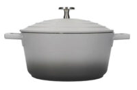 braadpan 4 liter 24 cm aluminium/RVS grijs - Afbeelding 1